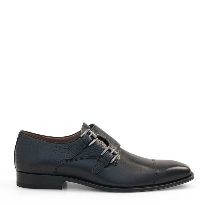 20995 Dual-Texture Double Monk Strap