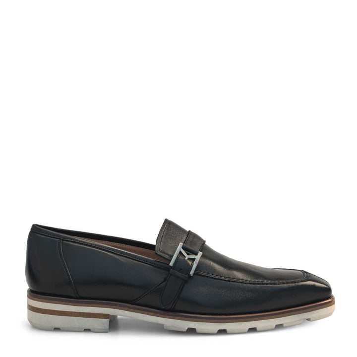 Ornament Loafer with Rubber Sole