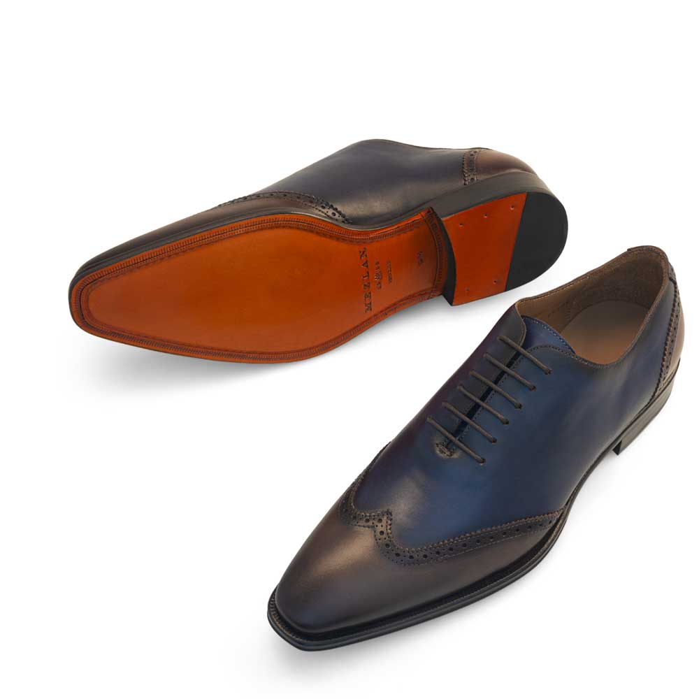 Two-Tone Wing Tip Oxford