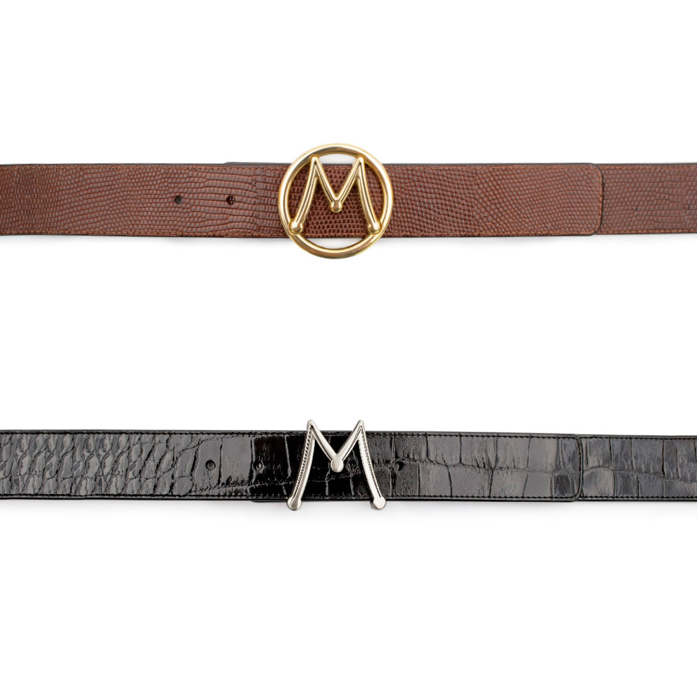 PlusZis Reversible Leather Belts For Men Big and Tall 28-80 Trim To Fit  With Gift-Box at  Men's Clothing store