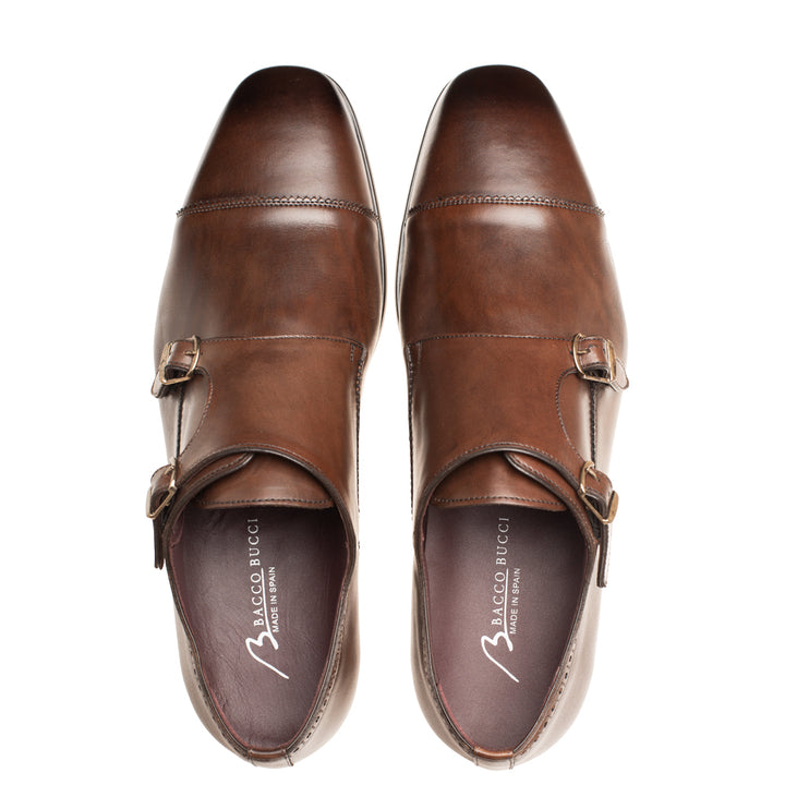 Patina Double Monk Cap Toe