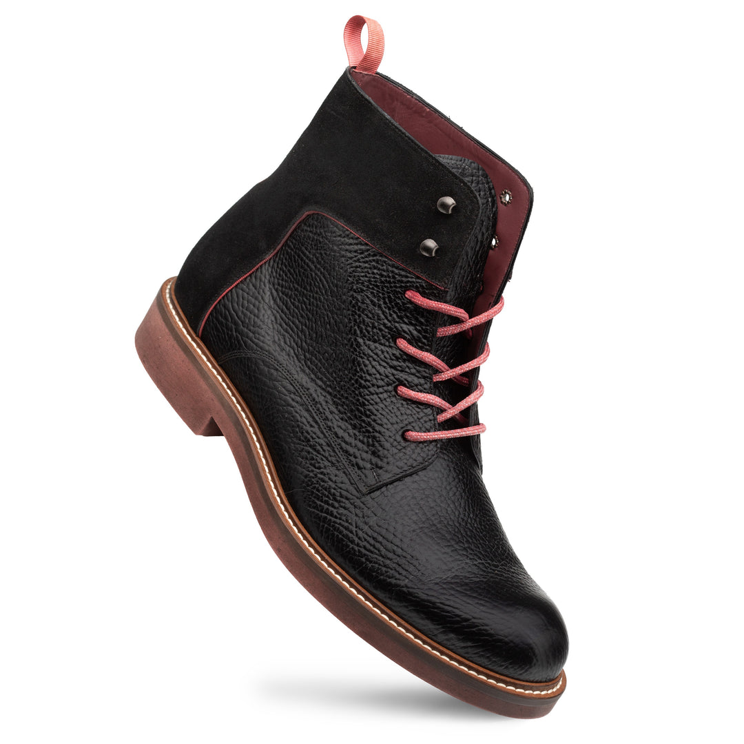 Two-Tone Leather Boot