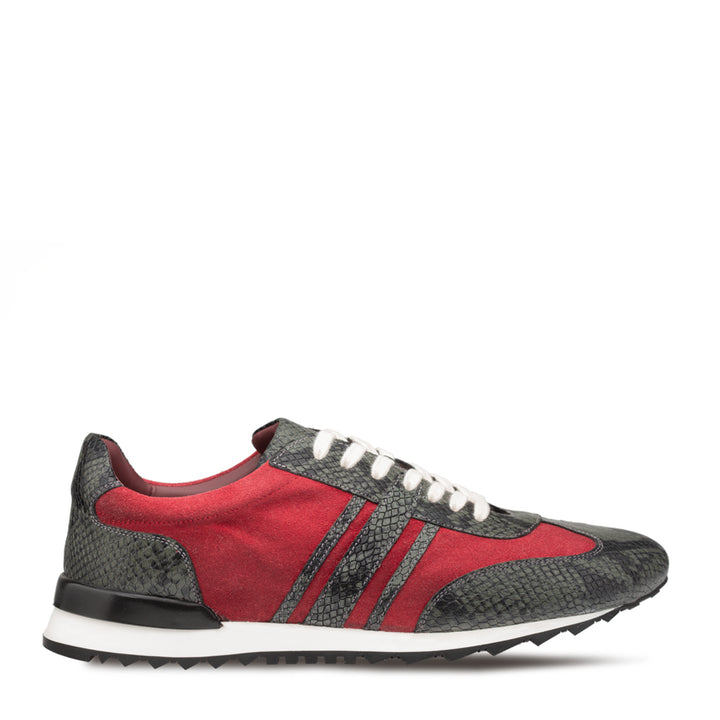 Two-Tone Textured Trainer