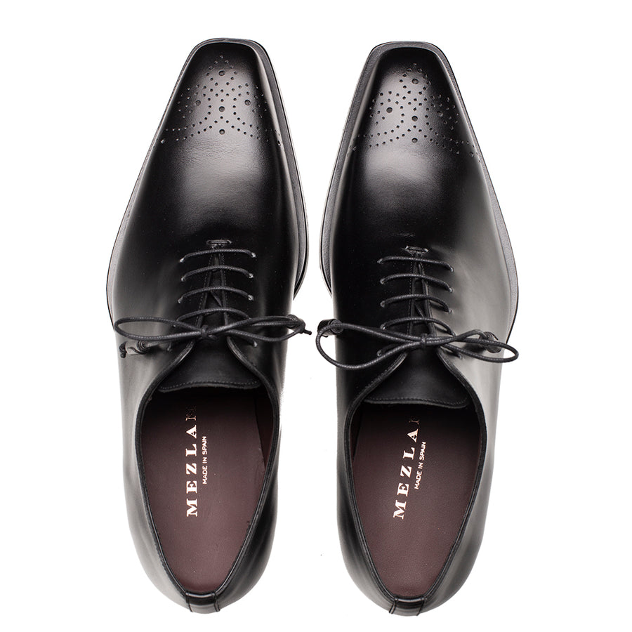 Cupula Patina Leather Whole-Cut Oxford – Mezlan