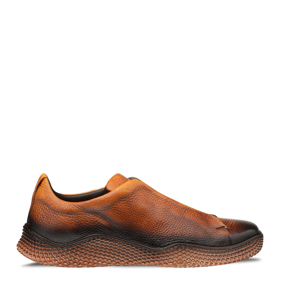 Mezlan 20730 Men's Shoes Blue & Cognac Calf-Skin Leather Casual Multi / 11.5 US