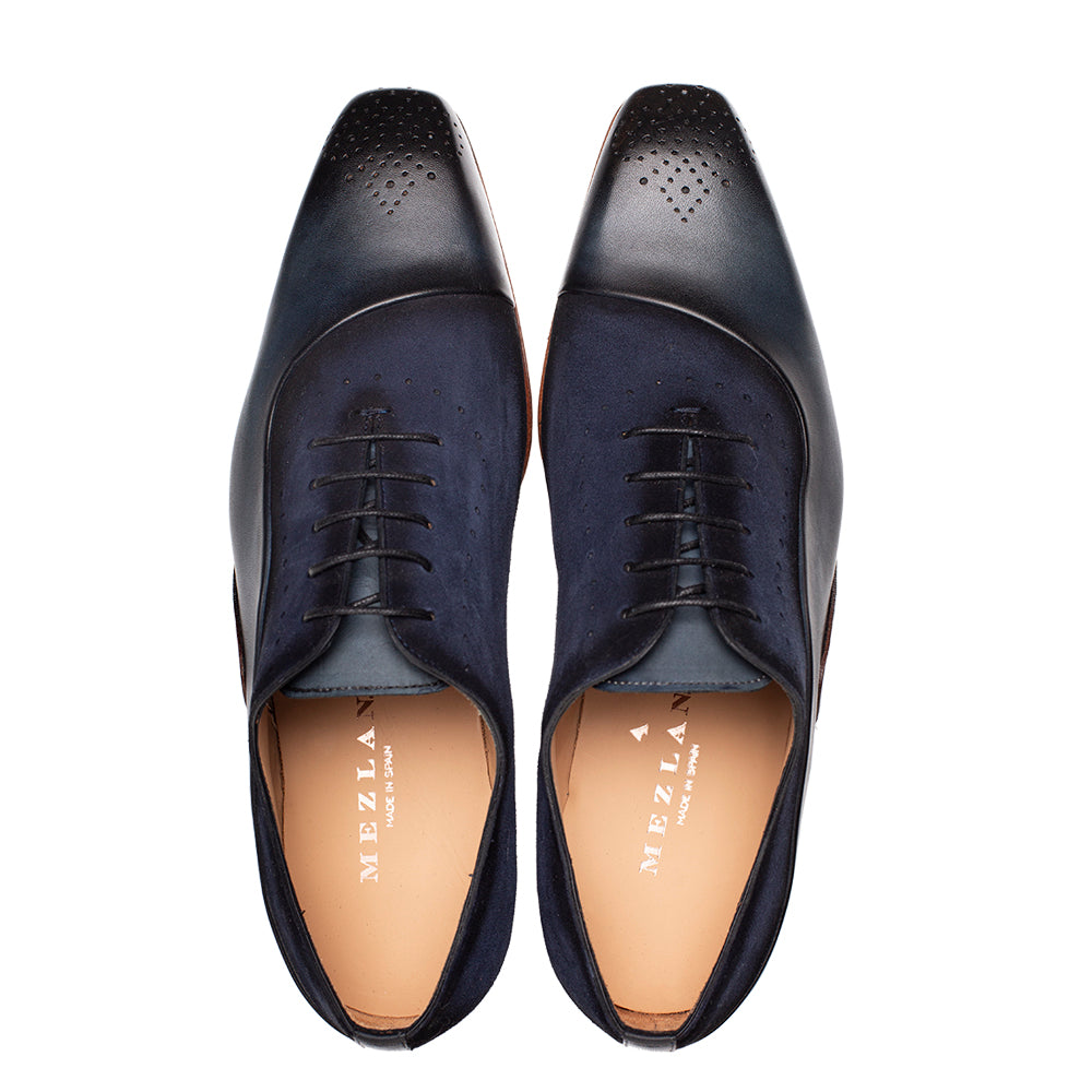 Affari Medallion Toe Oxford – Mezlan