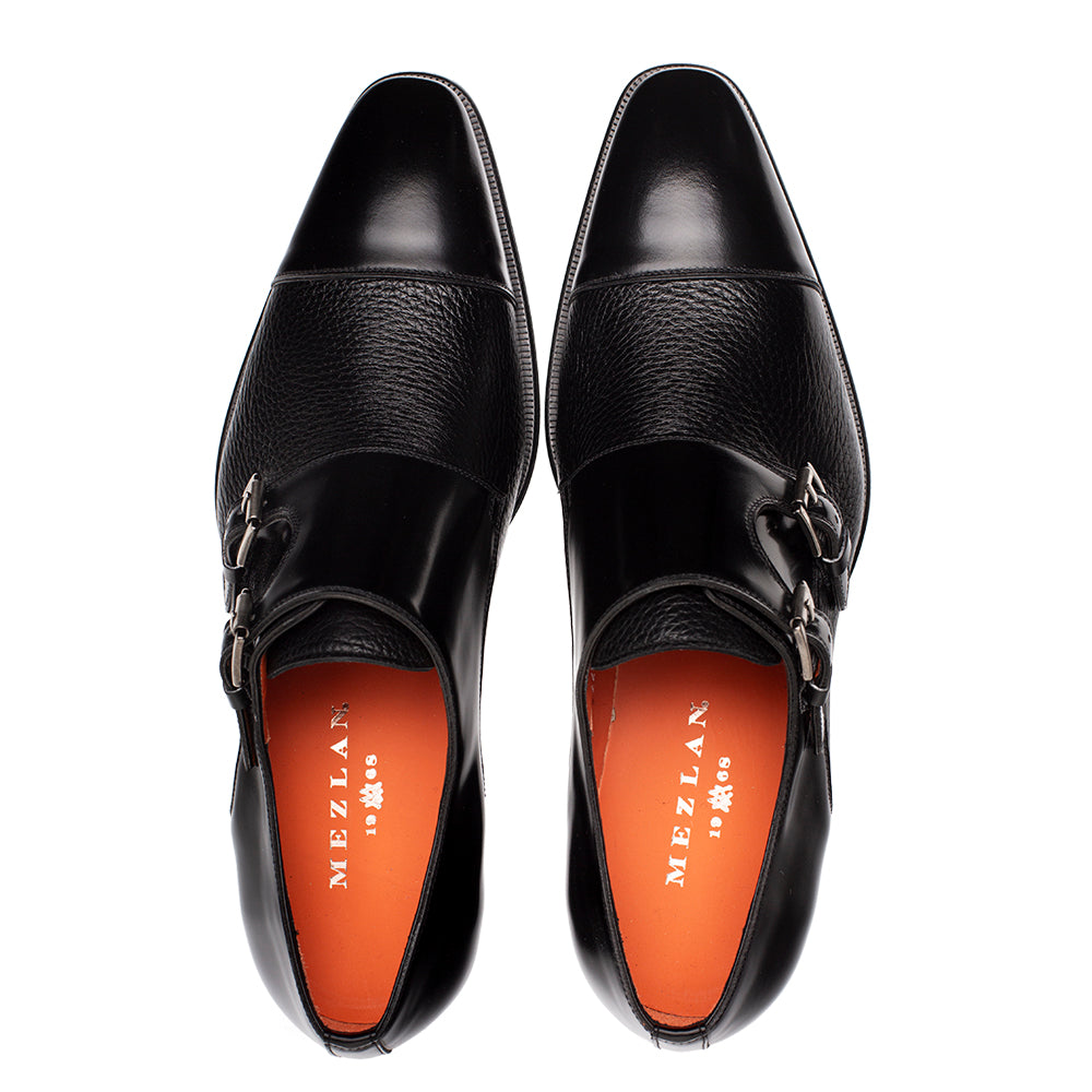 Mezlan double monk fashion strap shoes