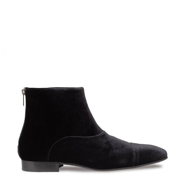 Velvet Cap Toe Boot