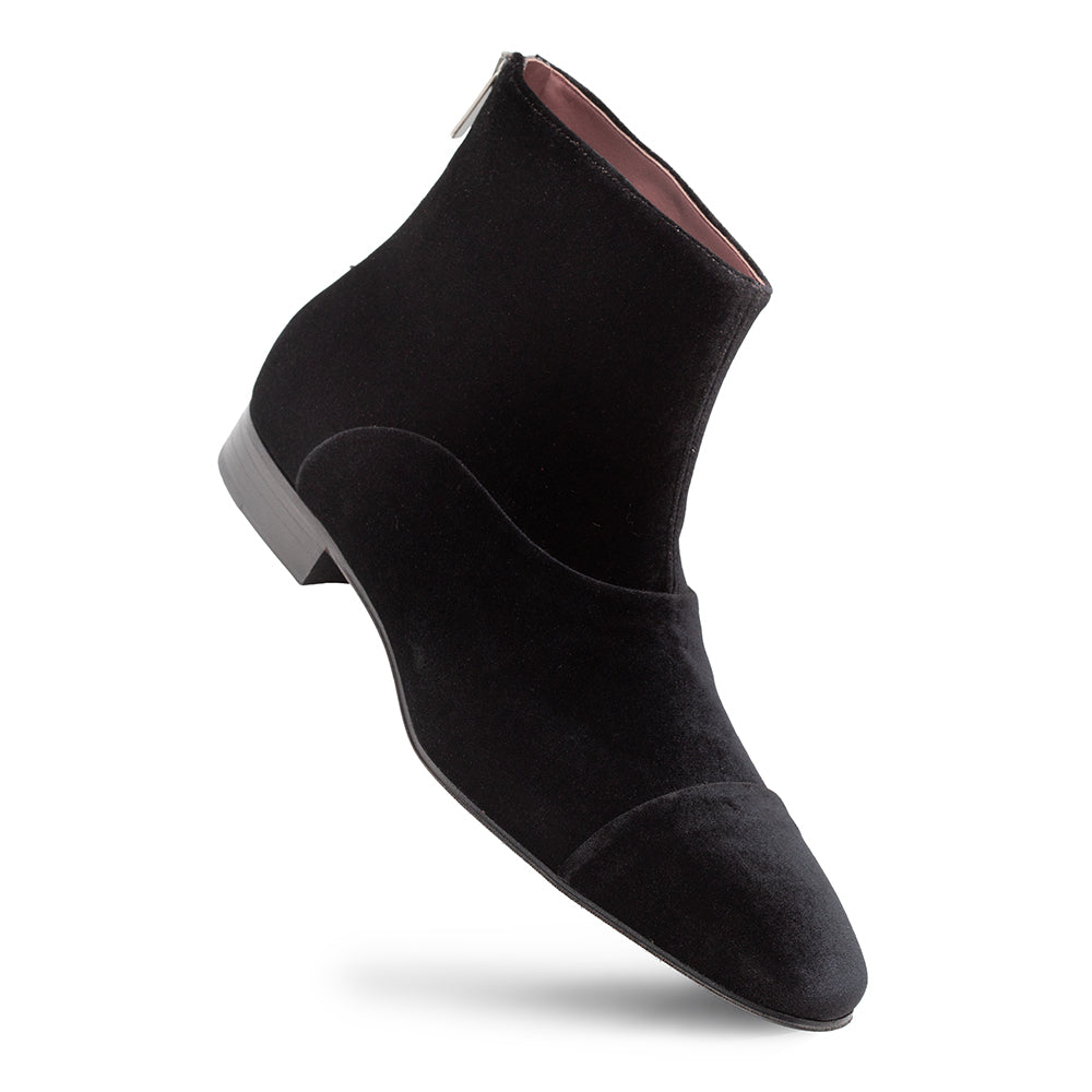 Velvet Cap Toe Boot