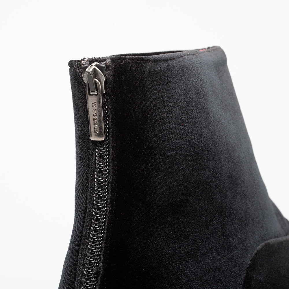 Velvet Cap Toe Boot