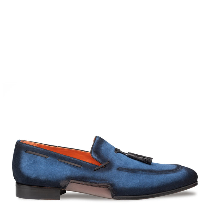 Pavese Suede Tassled Slip On