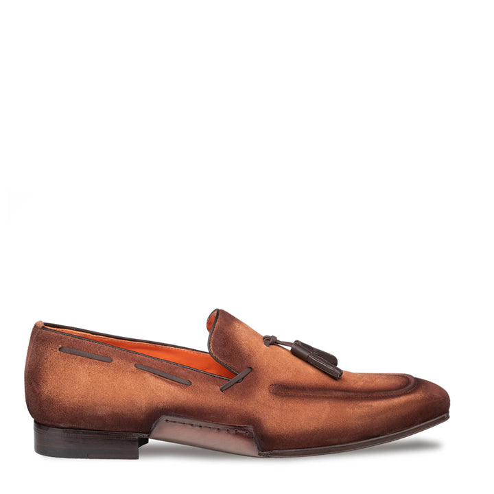 Pavese Suede Tassled Slip On