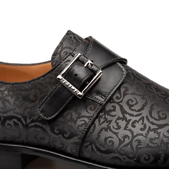 Soria Laser-Print Monk Strap