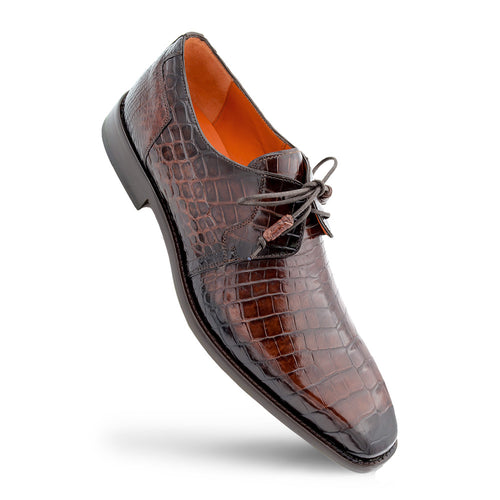 Belvedere Grey Ostrich and crocodile skin Shoes for Men