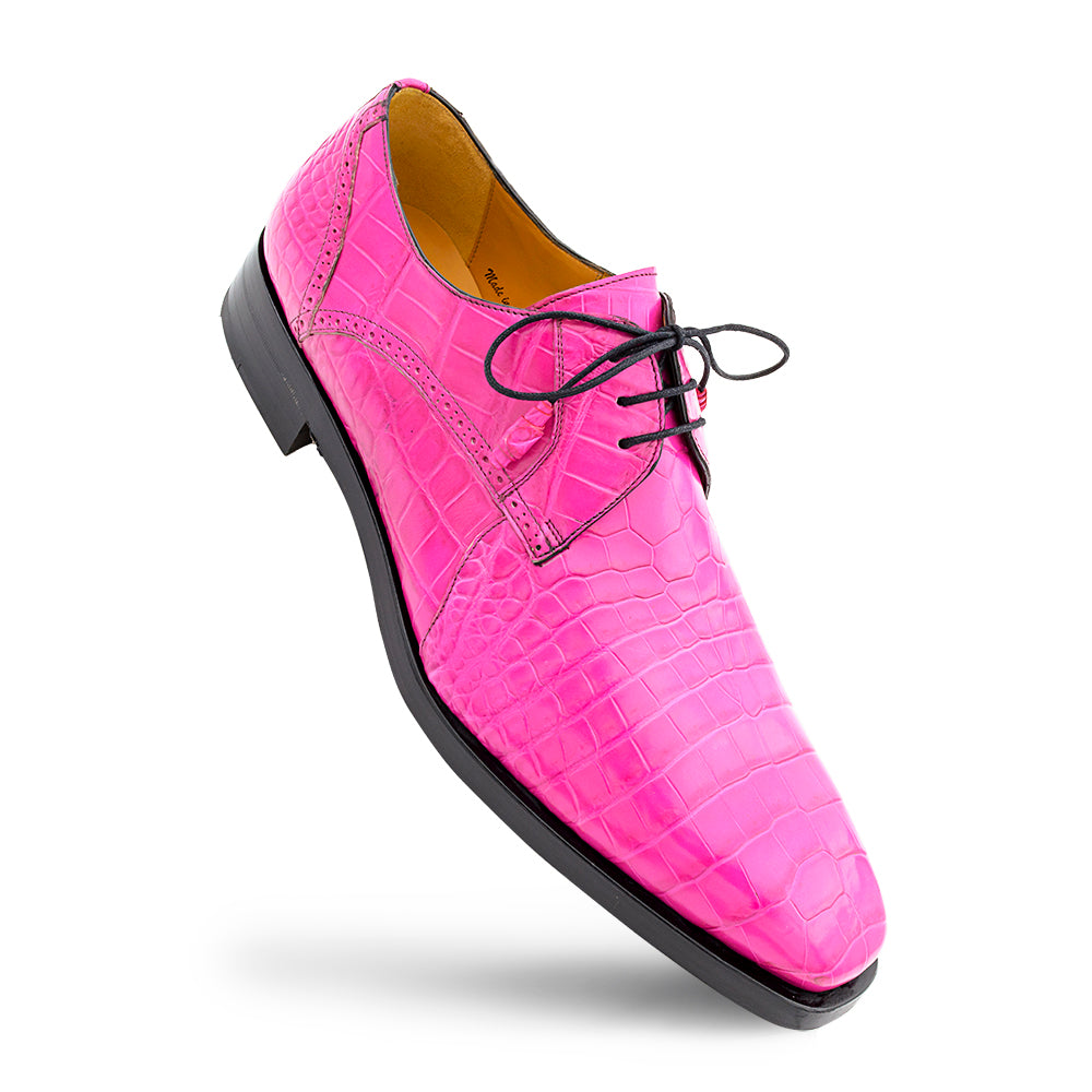 Pink cheap crocodile shoes