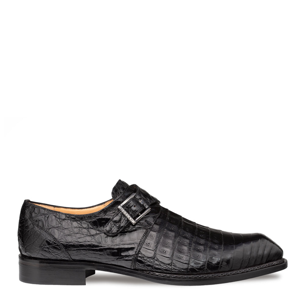 Gigolo Crocodile Monk Strap