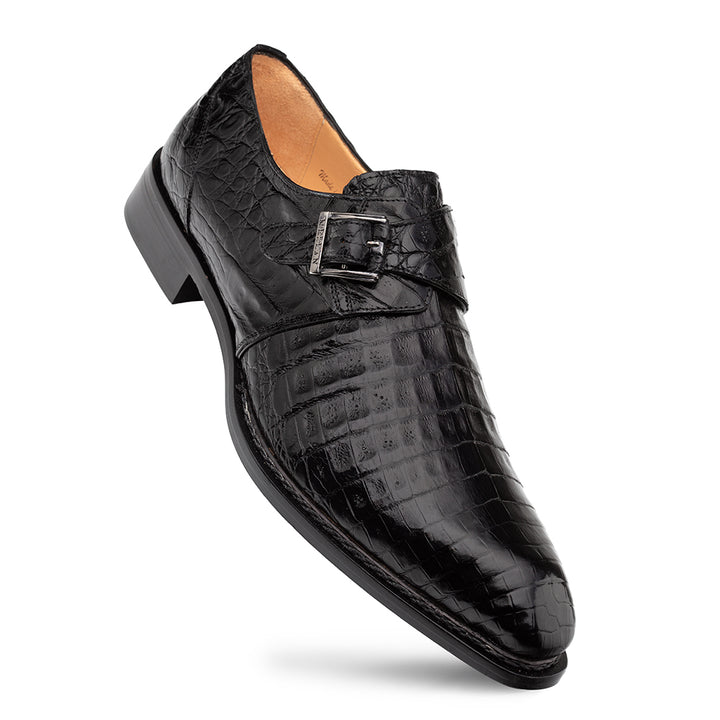 Gigolo Crocodile Monk Strap