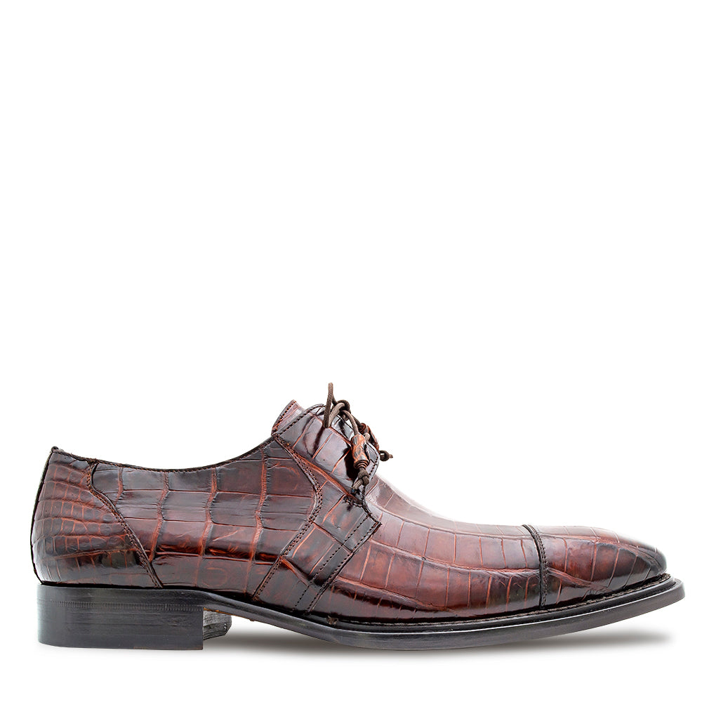 Alligator Cap Toe Derby Mezlan