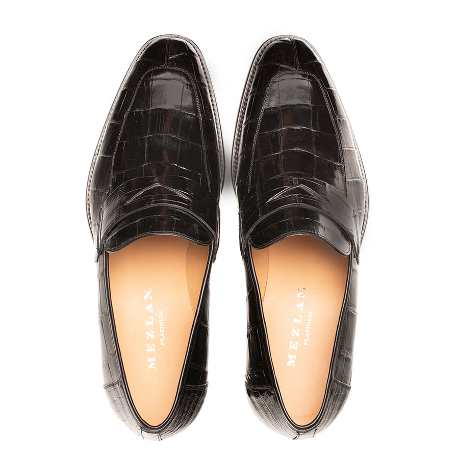 Piccolo Alligator Penny Loafer – Mezlan