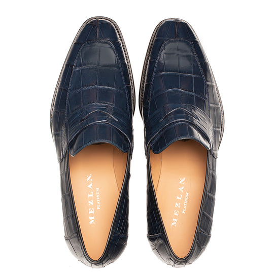 Piccolo Alligator Penny Loafer – Mezlan