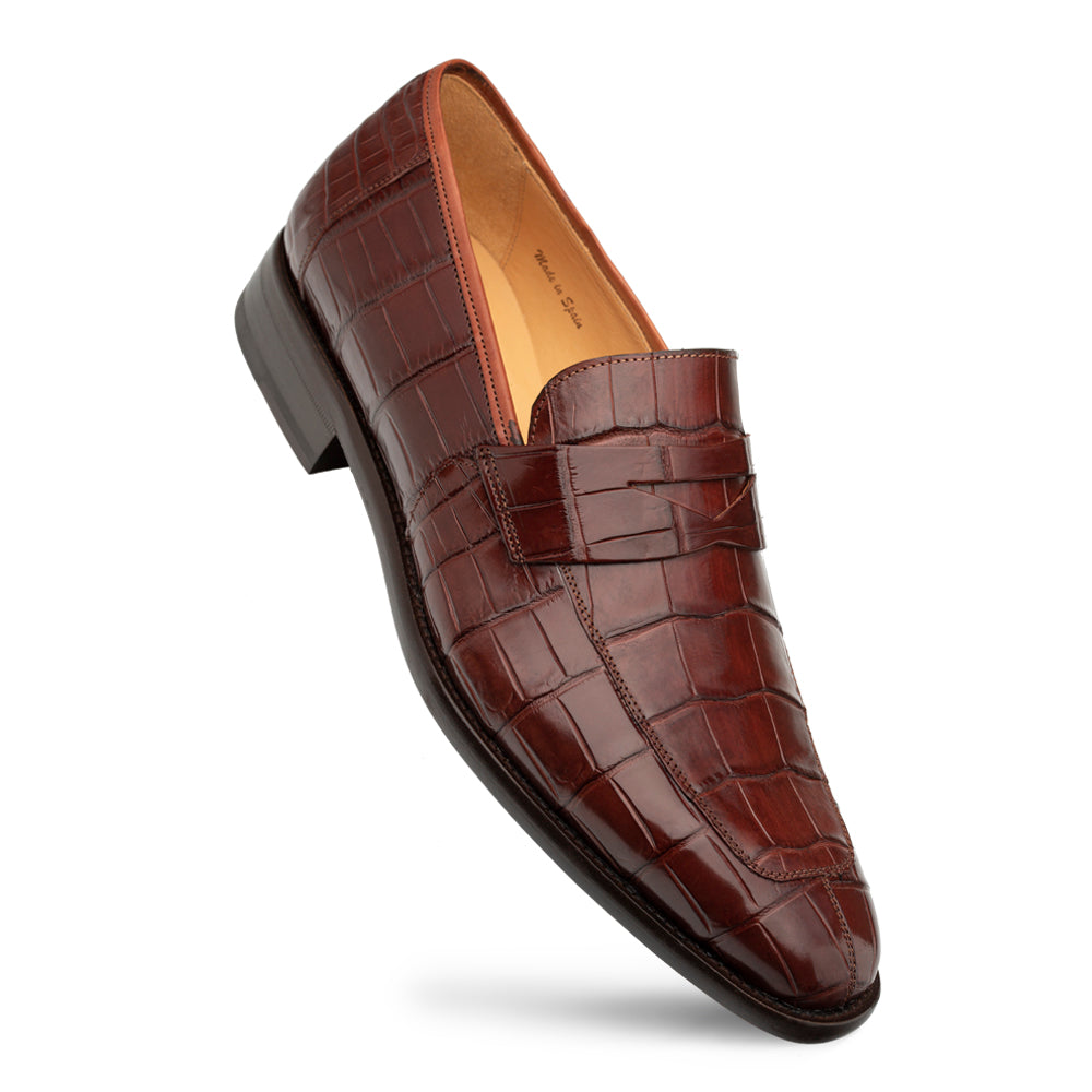 Mezlan deals alligator loafers