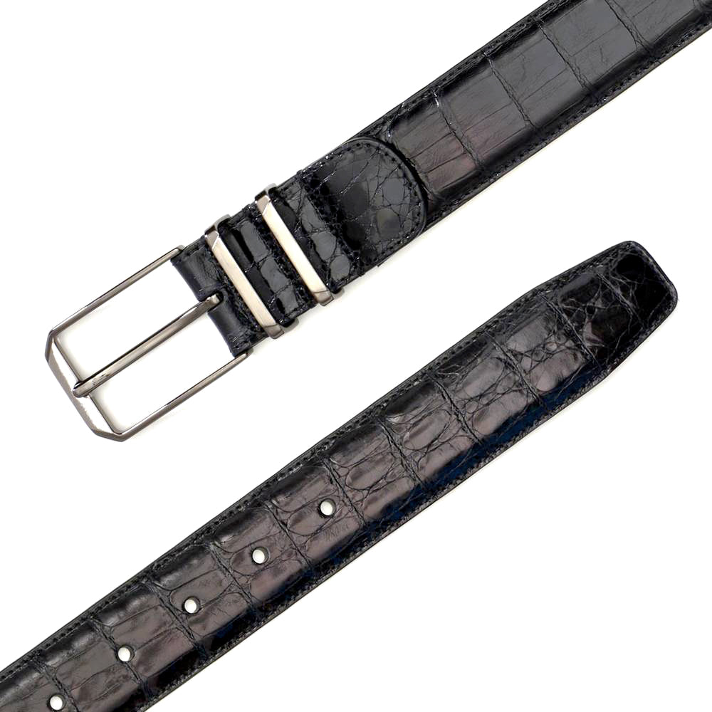 Mezlan outlet crocodile belt