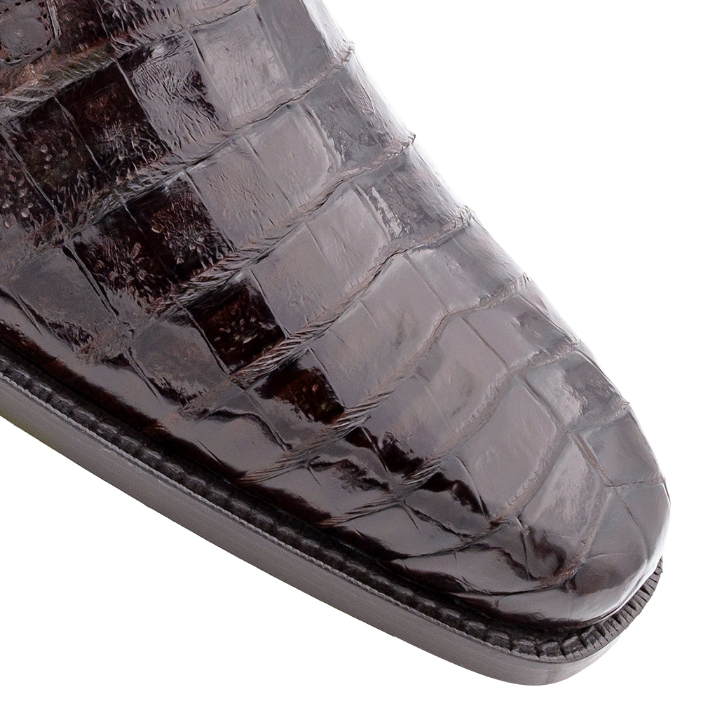 Mezlan Dade Crocodile Wingtip Spectator Shoes Brown / Camel (Exclusive)
