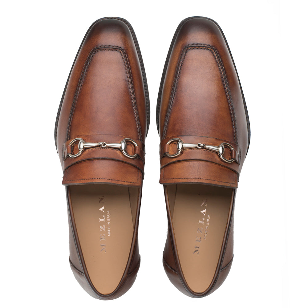 Mezlan ostrich hot sale bit loafer